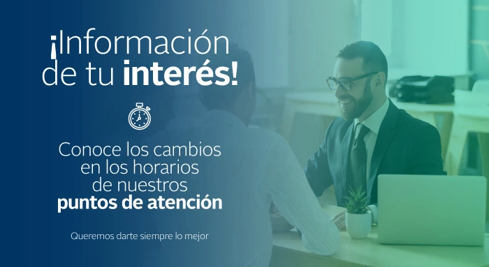 Cambios en horarios Agosto 2023